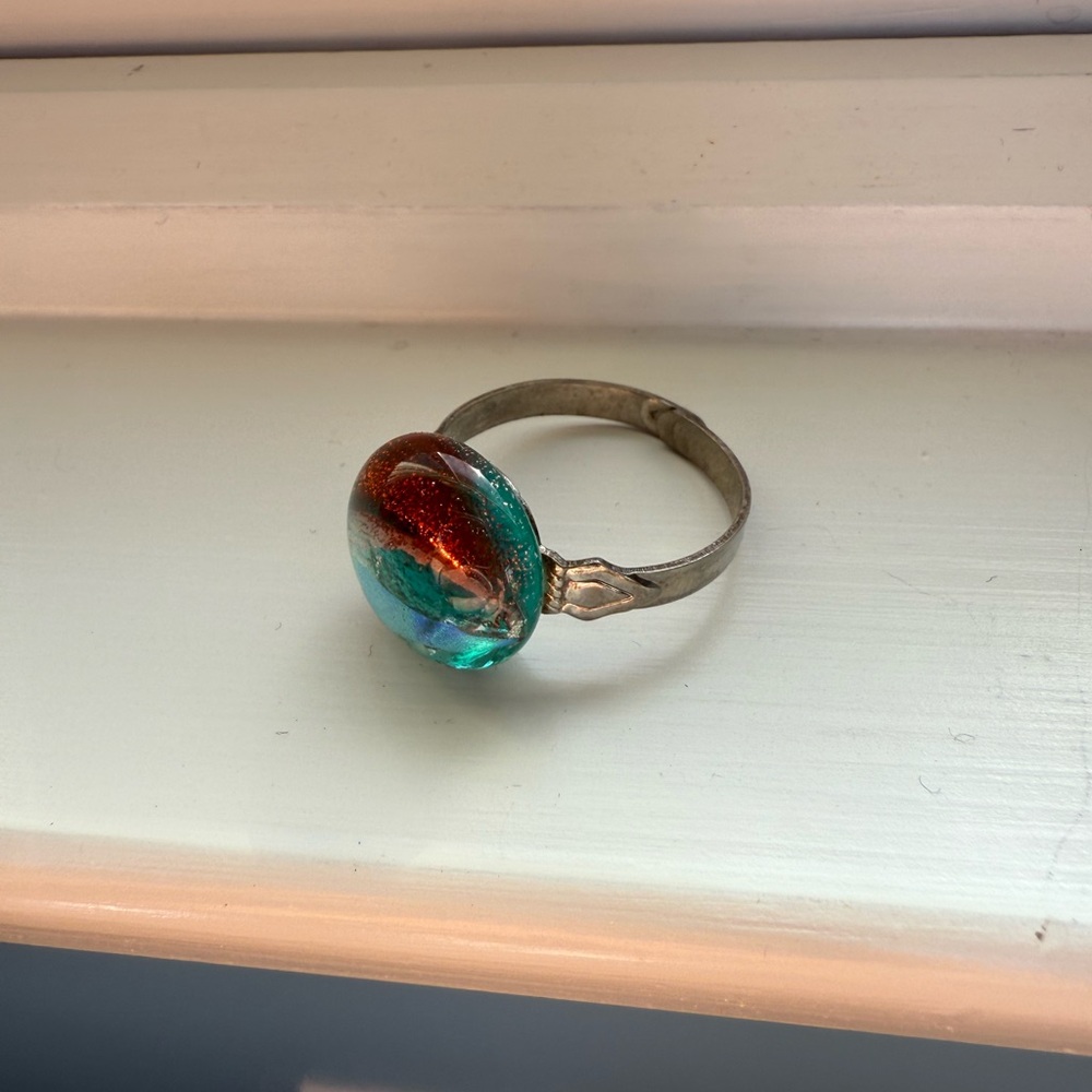 Multicolor Adjustable Ring